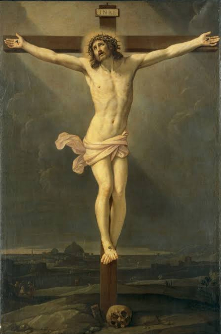 Jesus Christ suffering Crucifixion