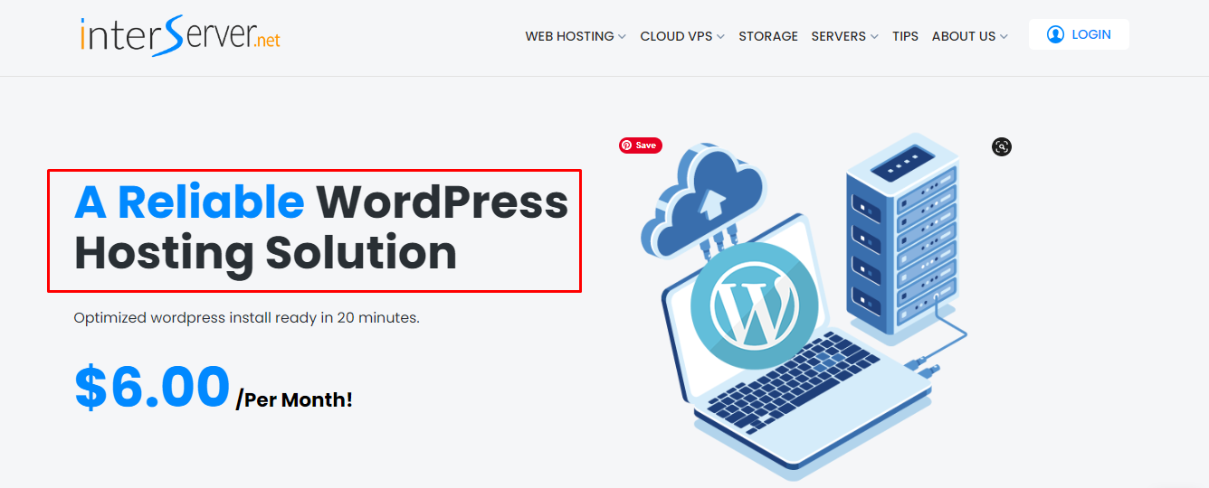 InterServer WordPress Hosting Solution 
