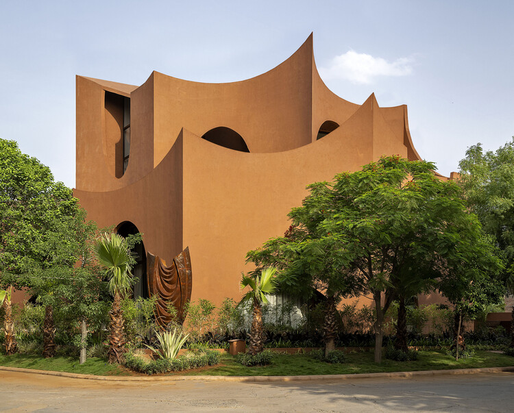 External view of the Mirai House of Arches in Bhilwara