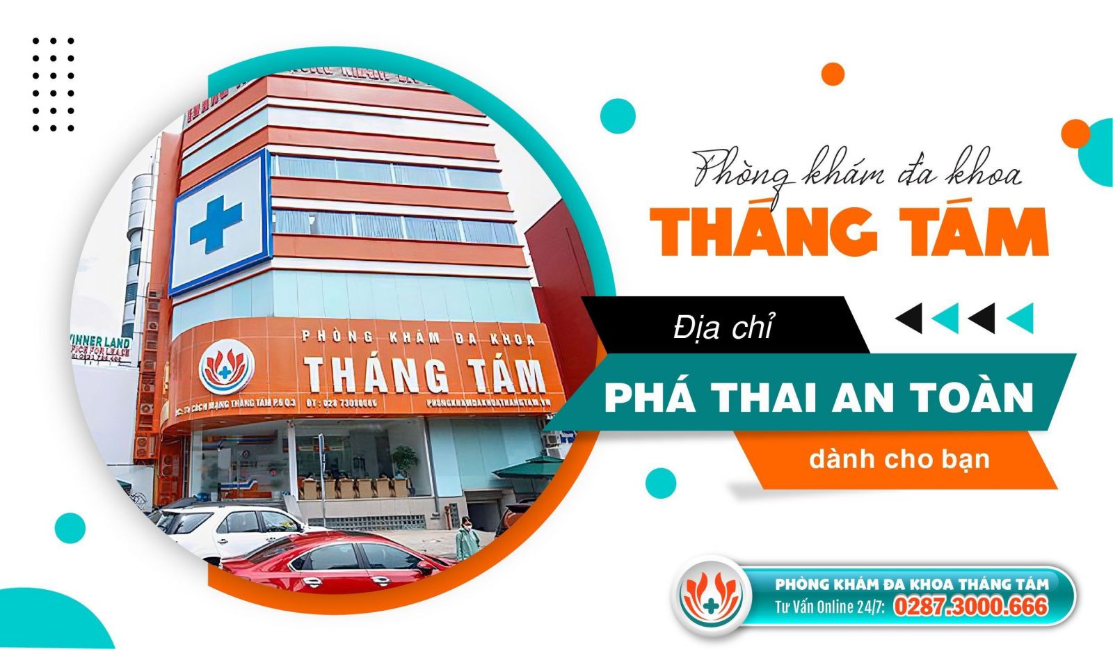 Phòng khám Đa khoa Tháng Tám - Phòng khám phá thai quận Gò Vấp chất lượng