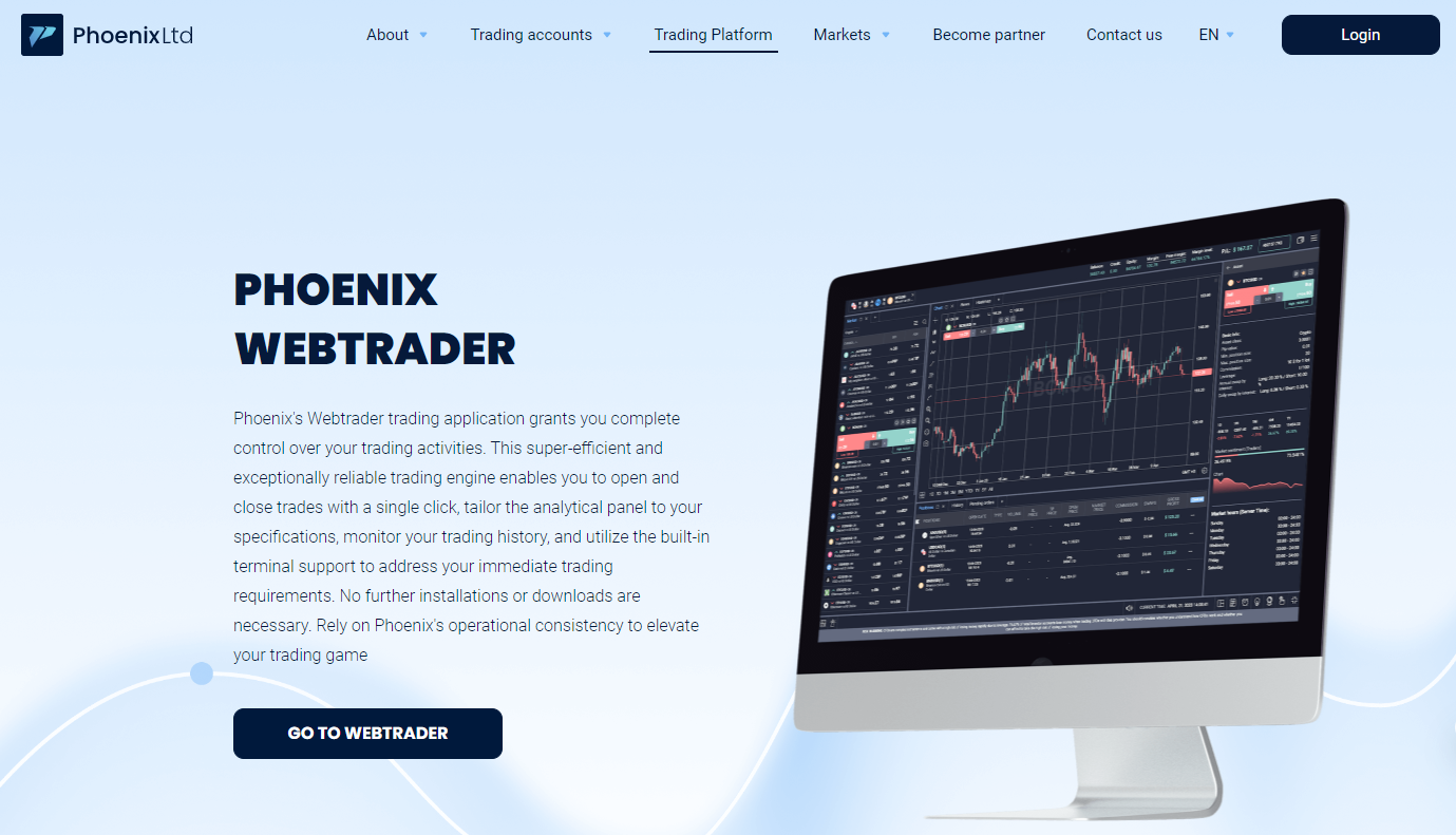 Trade Forex with Phoenix and WebTrader