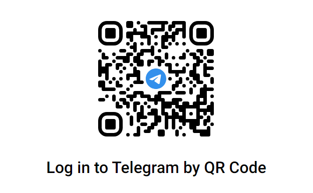 Scanning QR code to link Telegram account