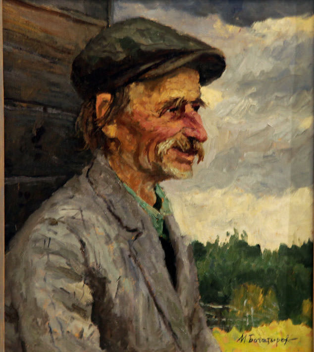 Портрет деревенского мужичка