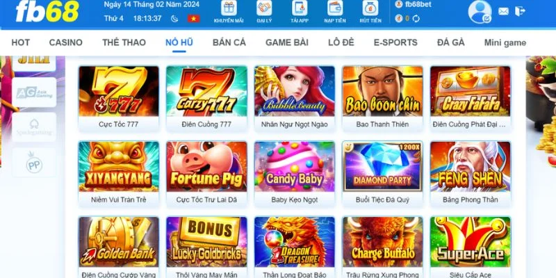 Quá trình phát triển của game nổ hũ Fb68