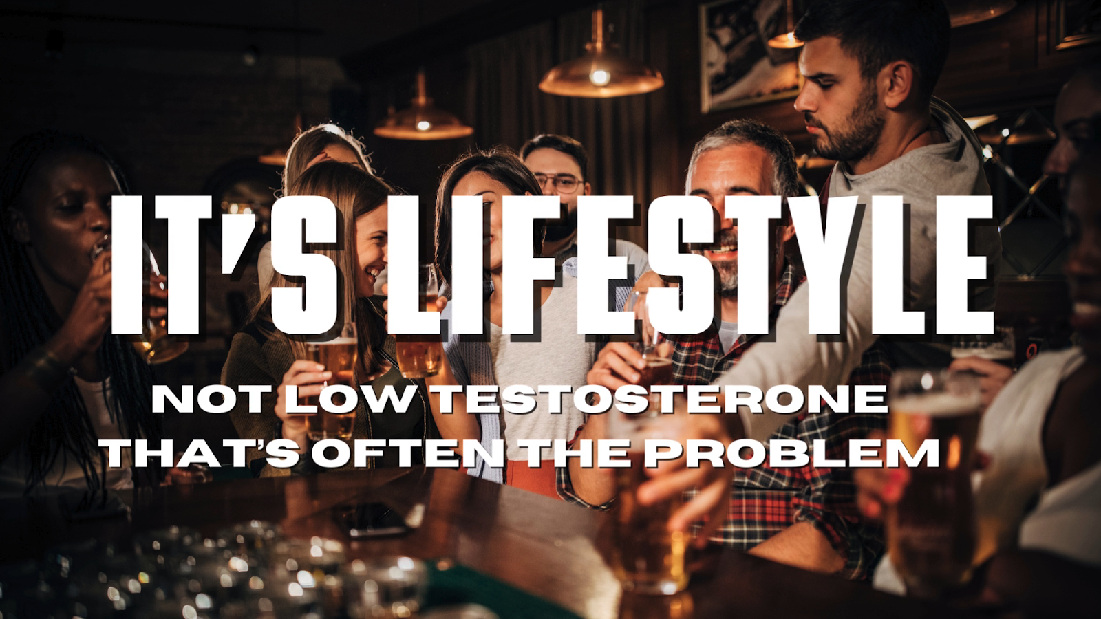 Lifestyle changes are often the solution to many problems attributed to low testosterone