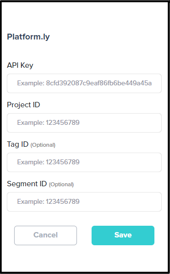 Data required to integrate Groupboss with Platformly