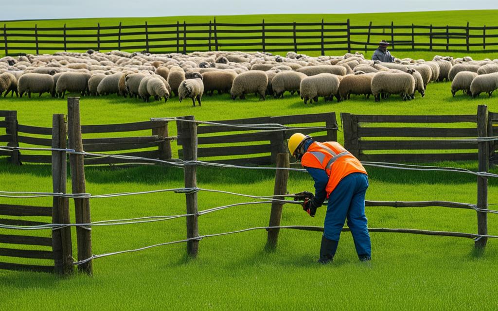 Maintenance grillage mouton