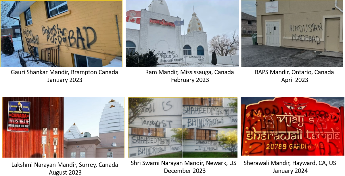 A collage of images of graffiti Description automatically generated
