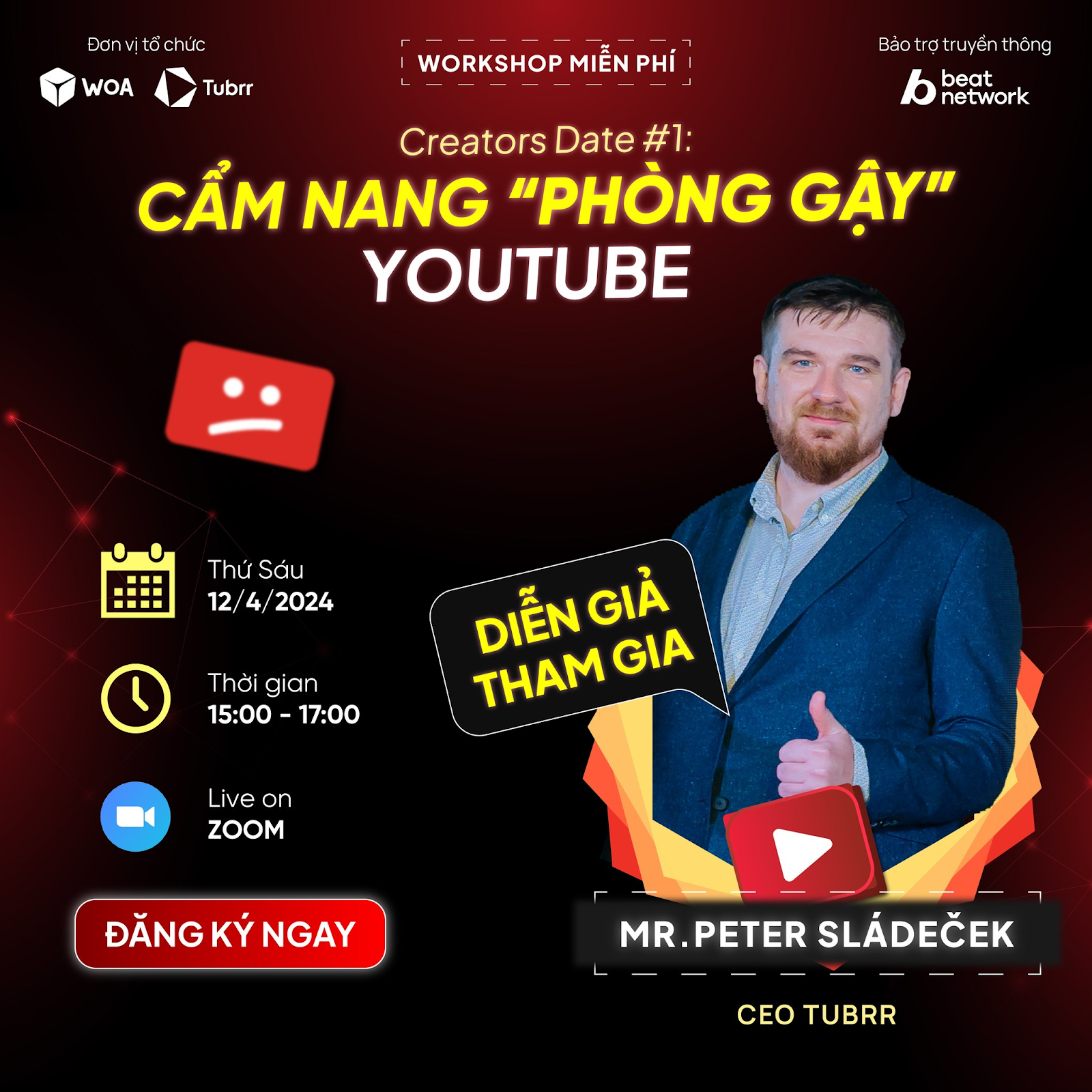 CREATORS DATE #1: CẨM NANG “PHÒNG GẬY”