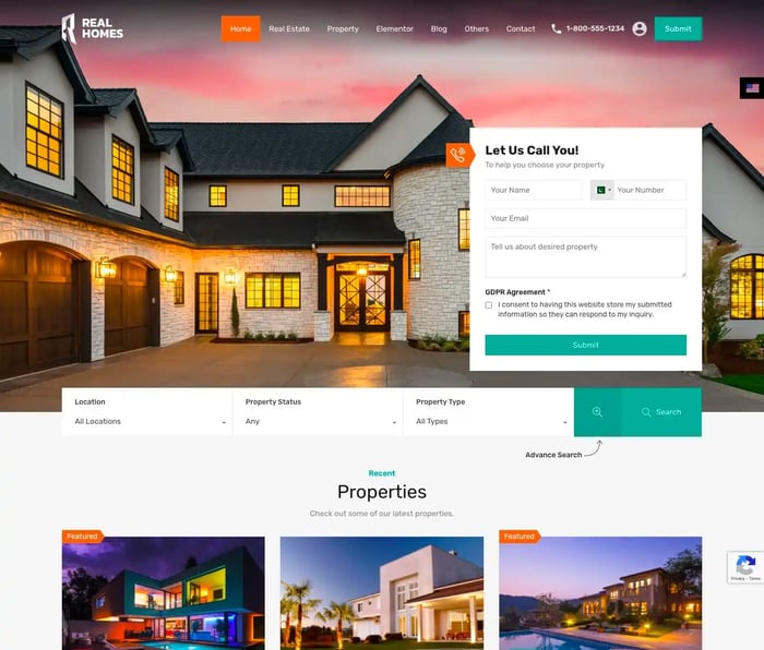 Real Homes Real Estate WordPress chủ đề