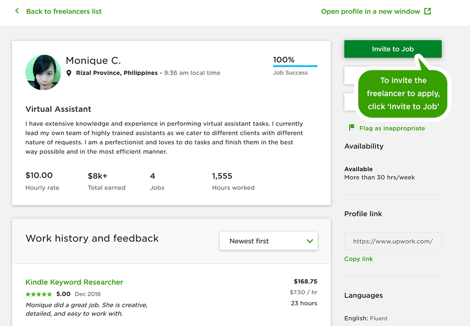 Hiring Freelancers with Upwork