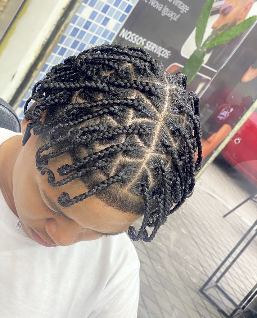 3. Triangle Patterned Braids
