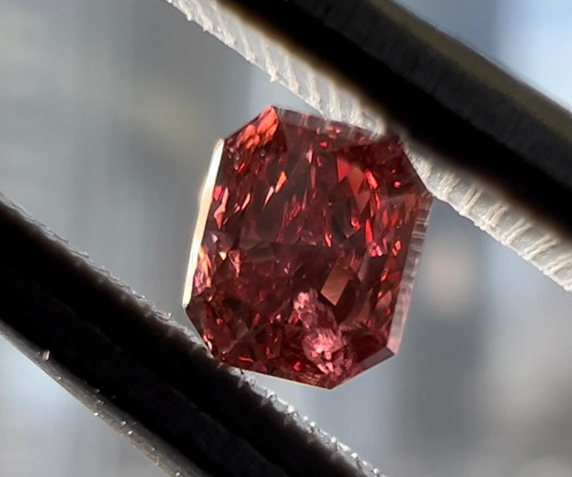 Red diamonds symbolize intense passion and love