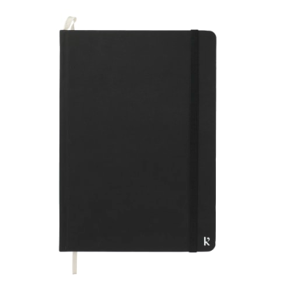 Screenshot of a black notebook. 