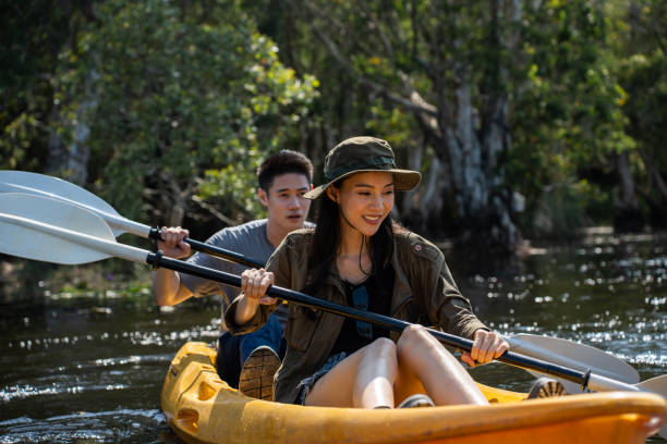 Going kayaking together