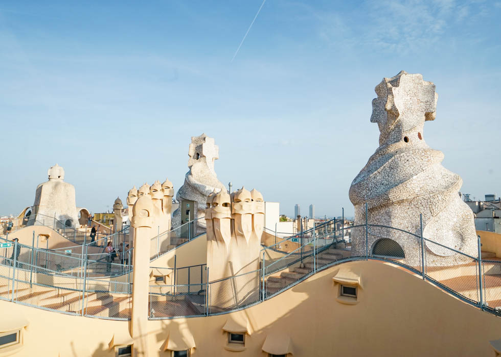 Casa Mila roof top picture