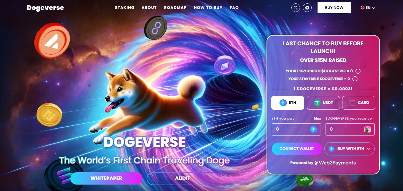 Trending Meme Coin Presale Dogeverse Raises $15M, Prepares For IEO