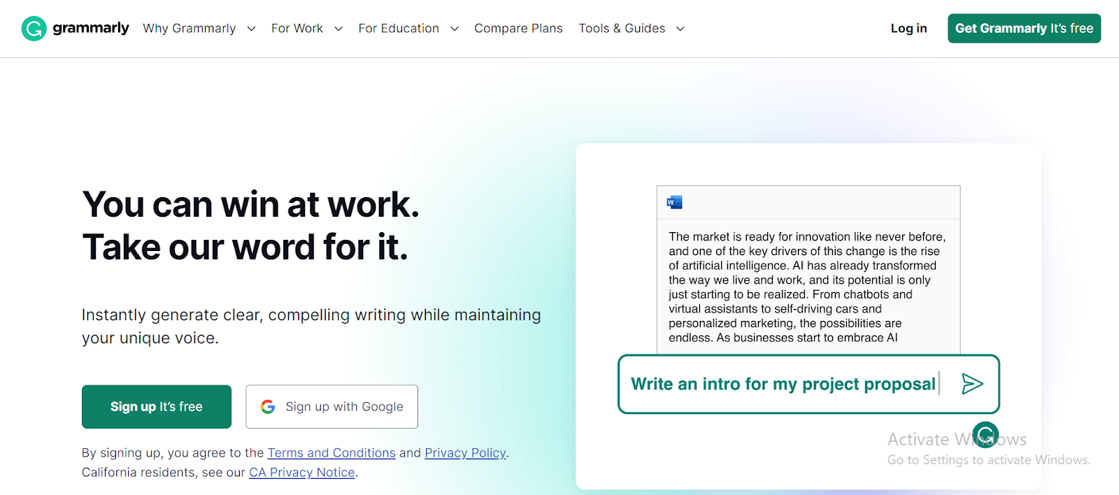 Productivity Tools for Remote Workers - Grammarly