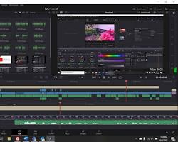 Image of DaVinci Resolve software interface