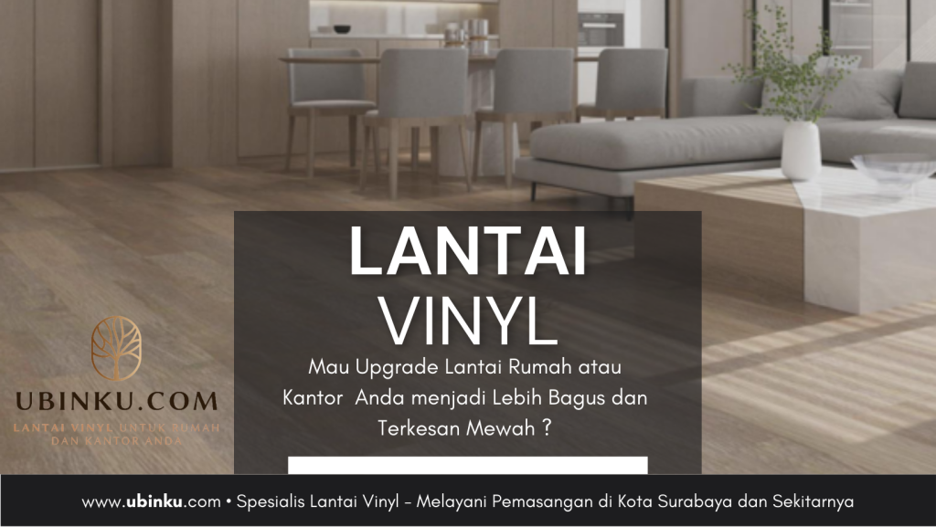lantai vinyl mudah dibersihkan