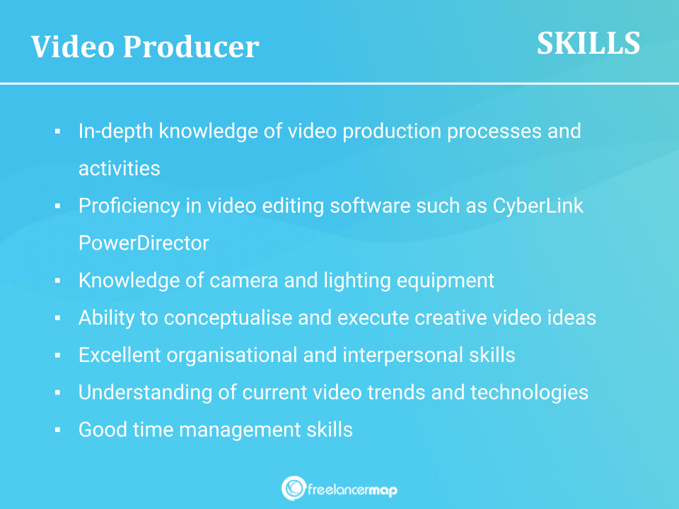 Skills Of A Video Producer