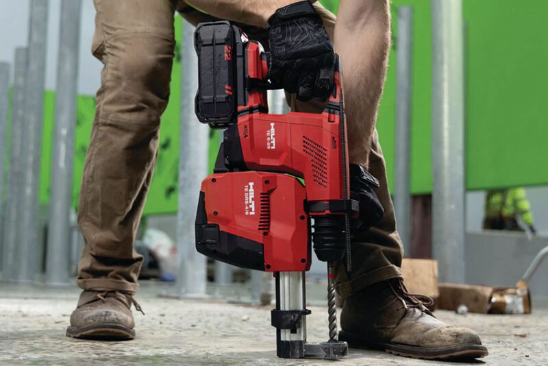 HILTI NURON TE 6-22 ประสิทธิภาพของสว่านโรตารี่ไร้สาย