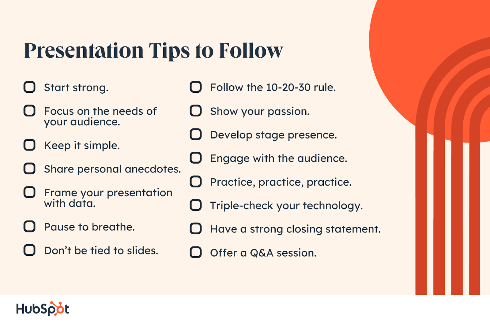 tips to give presentation