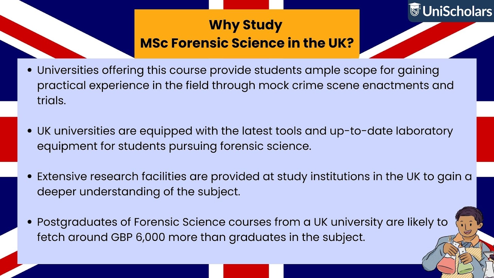 Why Study MSc Forensic Science in the UK