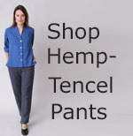womens hemp - Tencel pants