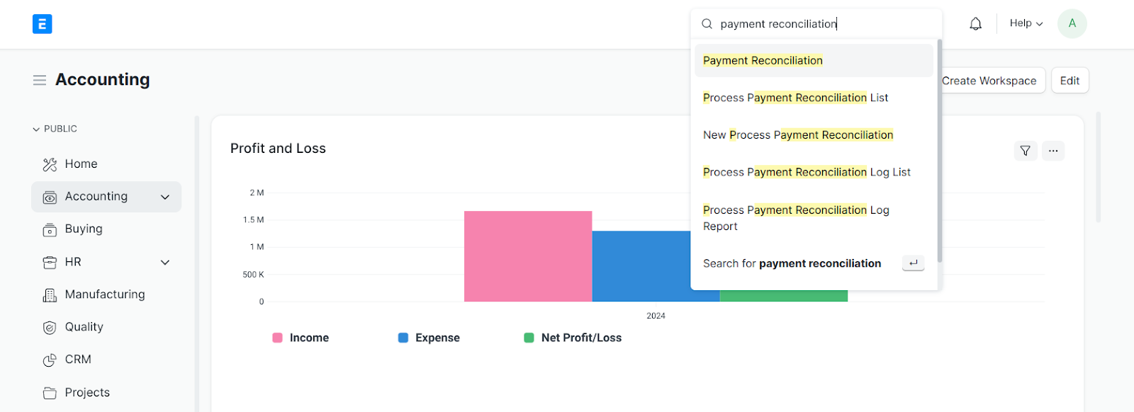 Payment Reconciliation in ERPnext