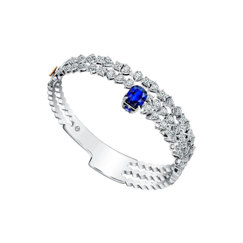 Diamond Bangle dengan Precious Stone MONDIAL