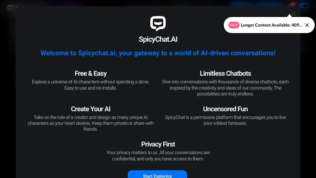 Key Features of Spicychat AI