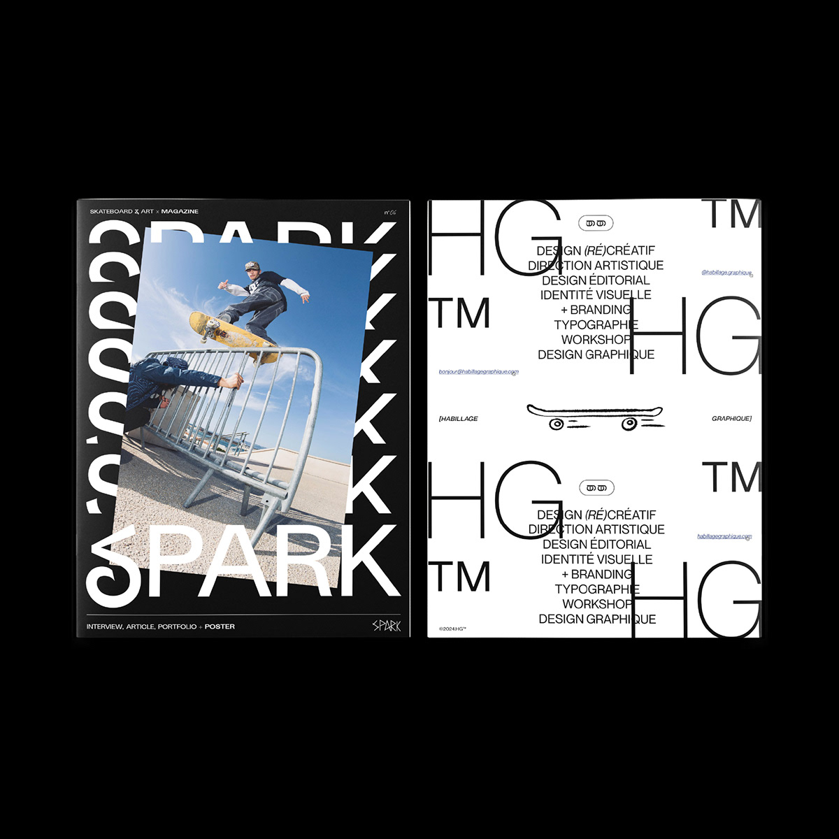 image from the Skate Art Merges in SPARK's Editorial Design and Graphic Design Showcase article on Abduzeedo