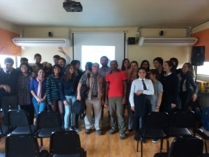 At Liceo San Francisco School, Santiago, Chile