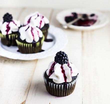 Image result for Blackberry Cupcake