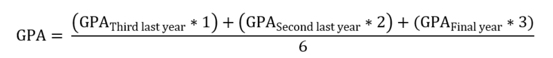 GEMSAS GPA Calculation