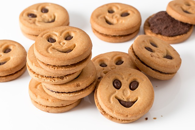 Cookies With Chocolate-filled Faces