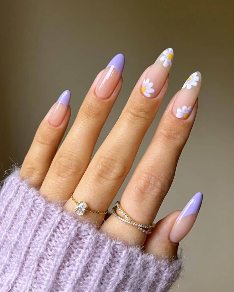 Pastel Lilac nails