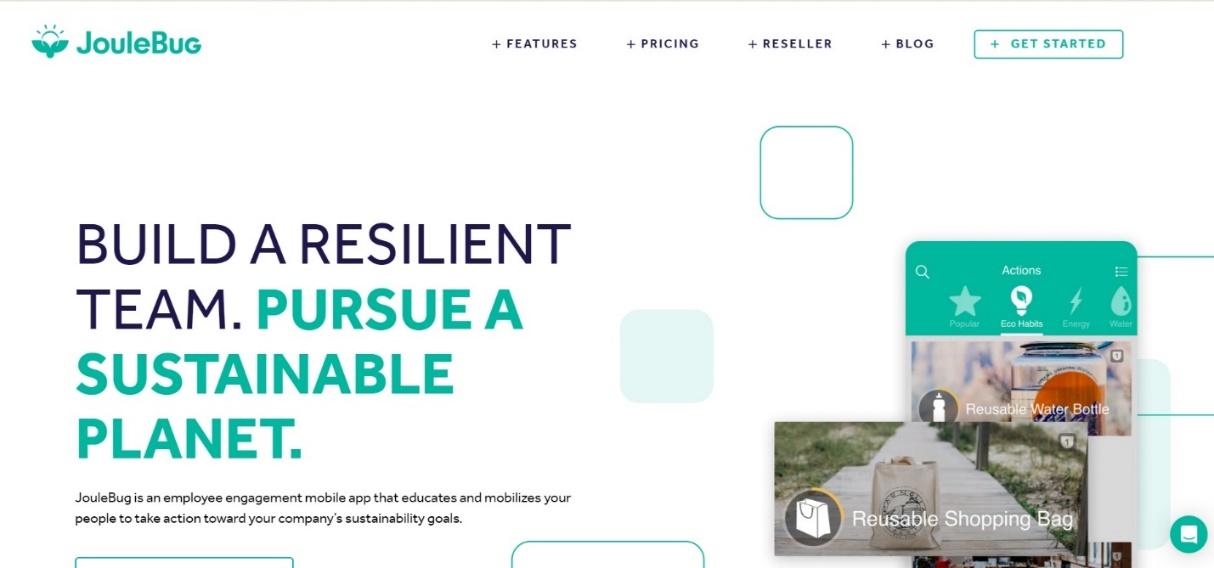 JouleBug employee engagement mobile app