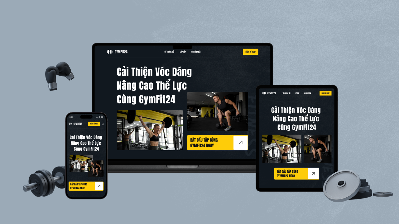 Khả năng tương thích với mọi khung hình (Responsive Design) trong thiết kế Landing Page 