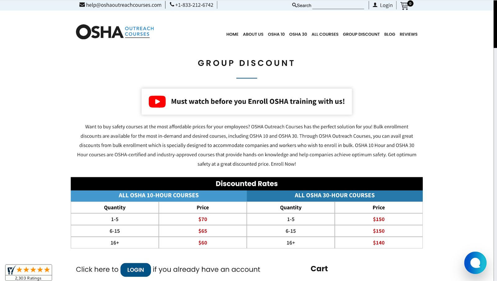 OSHA Outreach Courses