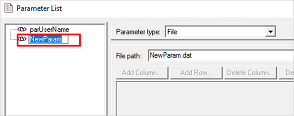 8.New parameter is added to the list