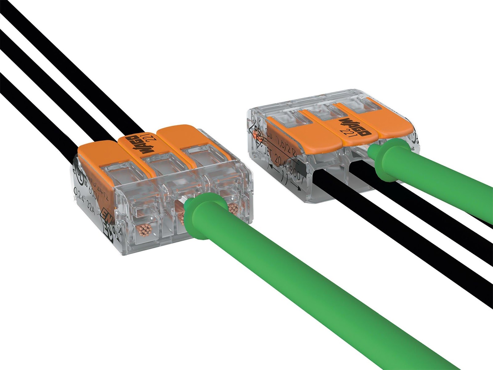 Close-up of a pair of cables

Description automatically generated