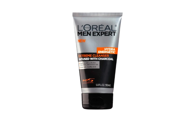 Sữa rửa mặt nam than hoạt tính L’Oreal Men Expert Hydra Energetic Black Charcoal Face Wash