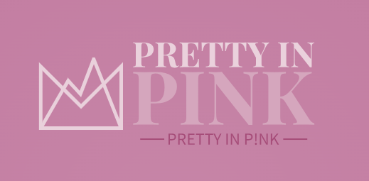 Cute pink logo design for a personal brand