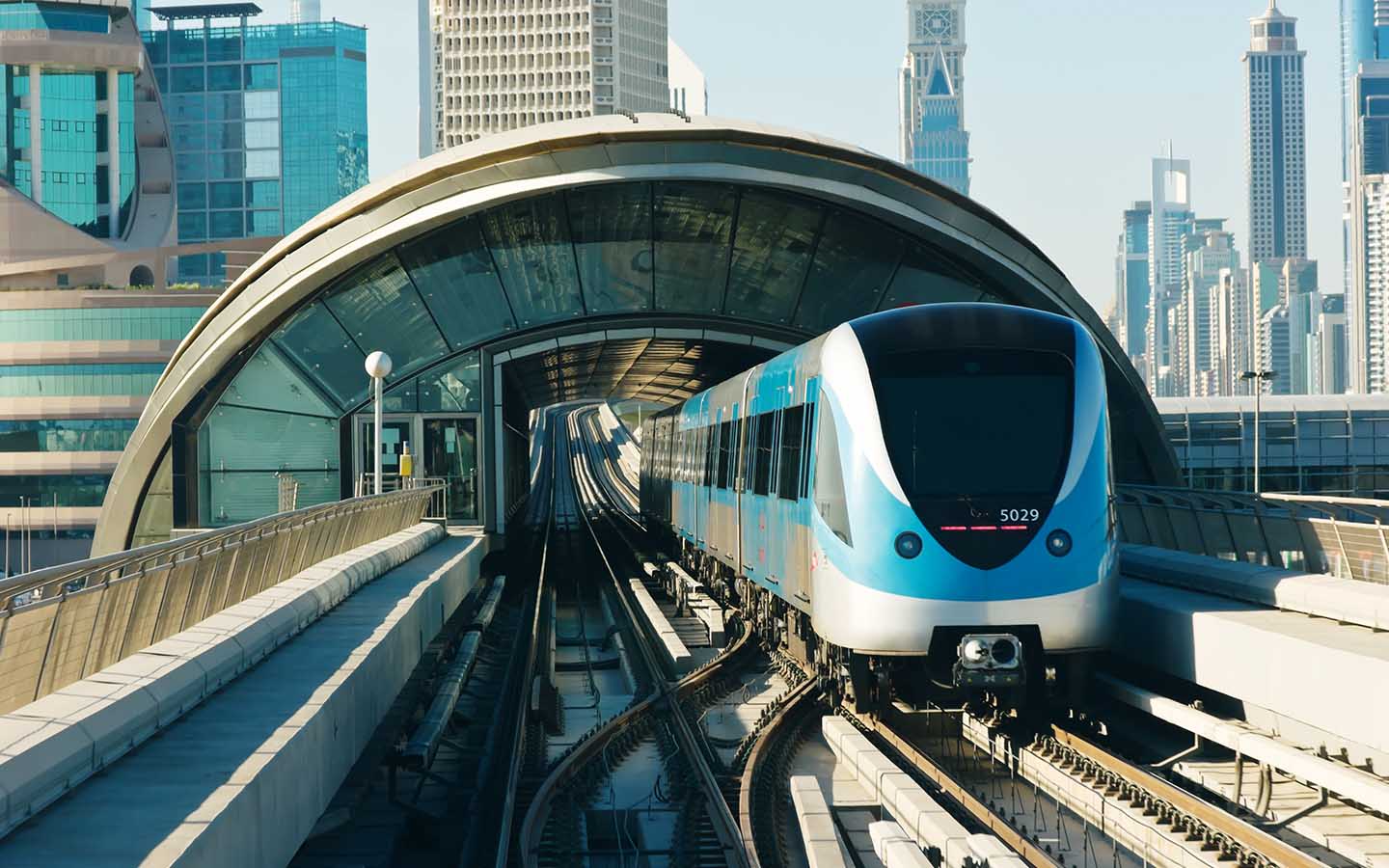 dubai metro blue line is the 5th strategic plan to enhance railway system in Dubai