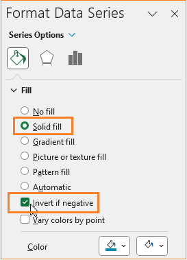 Format data series