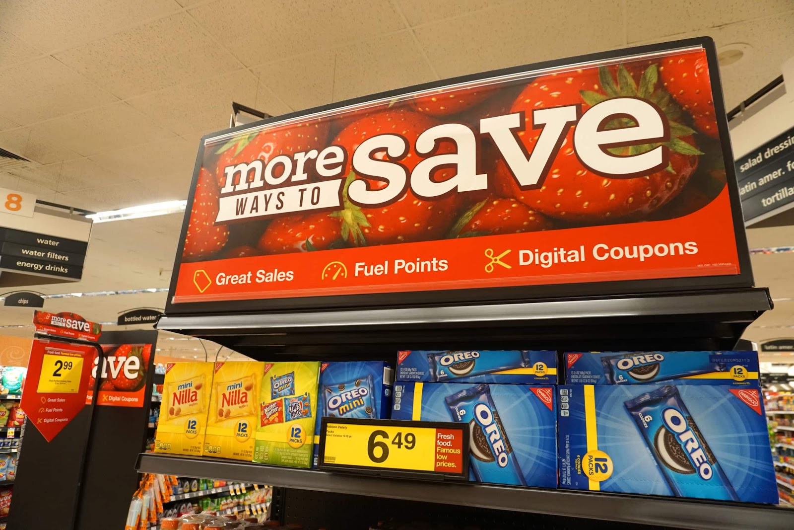 Show off discounted food sales for a better customer journey. Image Source: AZPRO. Convenience Store Digital Signage - Rev Interactive