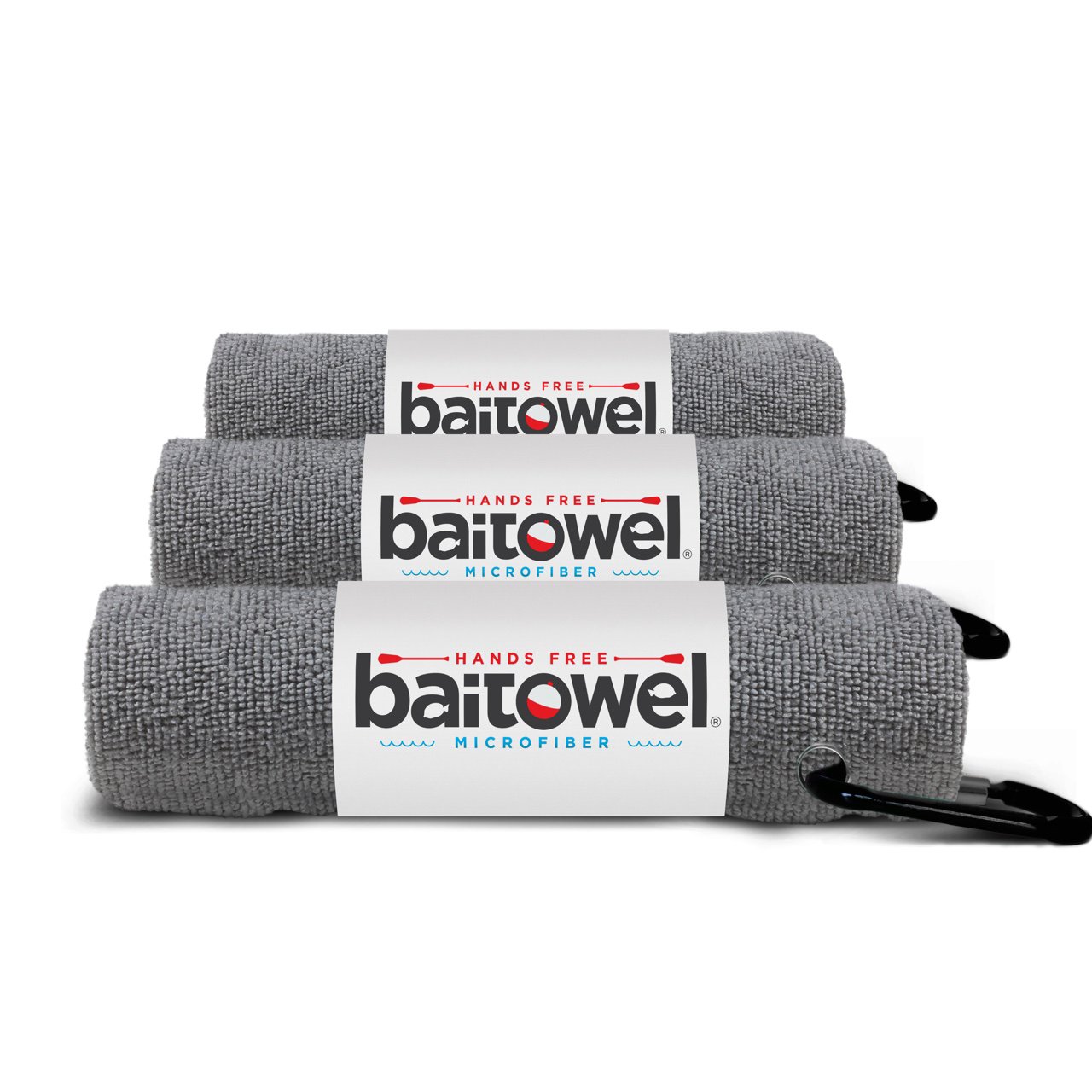 Bait Towel 3 Pack Fishing Towels with Clip