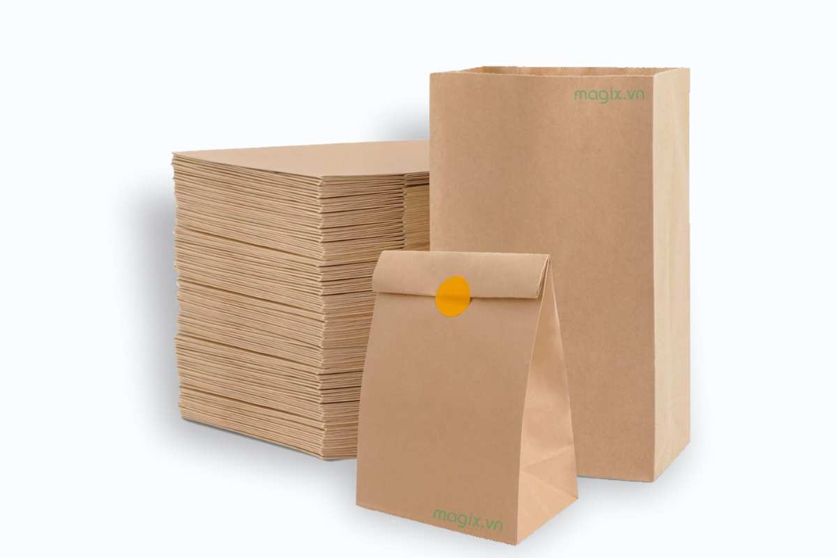 
Túi giấy đựng thực phẩm an toàn và dễ dàng phân huỷ trong môi trường tự nhiên
